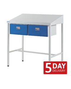 Team Leader Workstations - Two Single Drawers