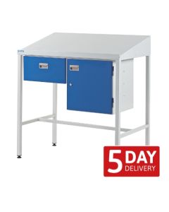 Team Leader Workstations - Single Drawer & Cupboard