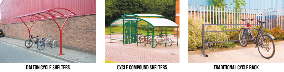 Dalton Cycle Shelters, Cycle Compound Shelters, Traditional Cycle Rack